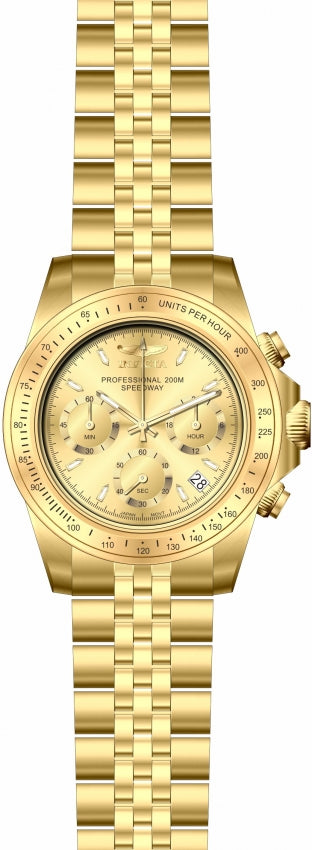 Speedway Chronograph Gold-Tone Dial / Gold-Tone Stainless Steel Bracelet Gold-to
