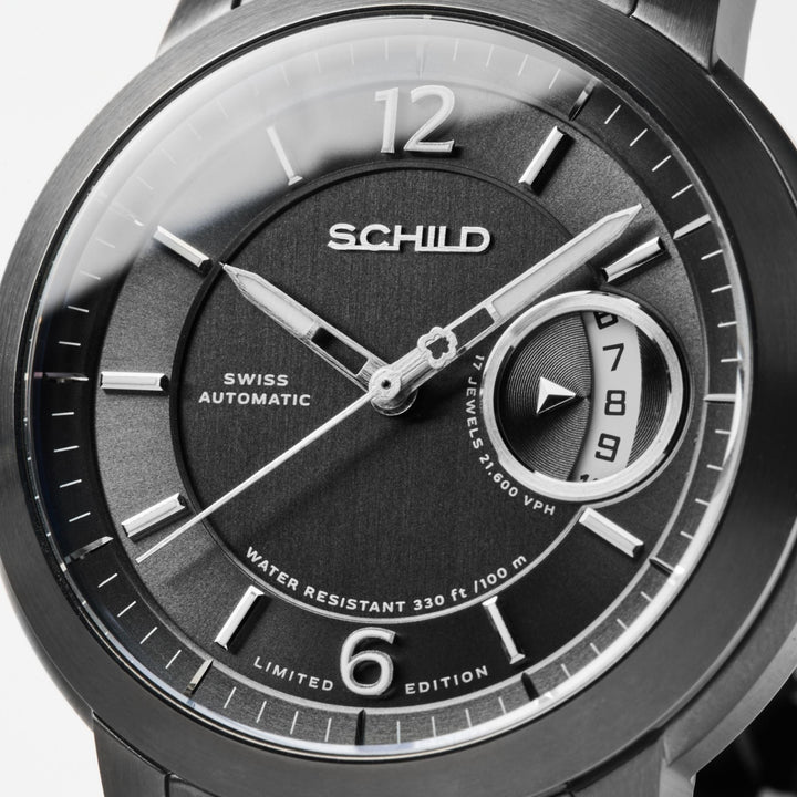 Heinrich Minimal Swiss Automatic Limited Edition Grey / Gunmetal Stainless Steel