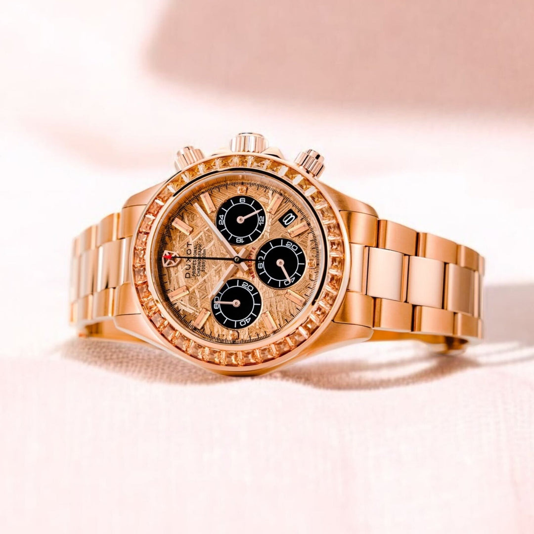 Accelero Meteorite Chronograph Limited Edition Rose Gold / Stainless Steel | Ros