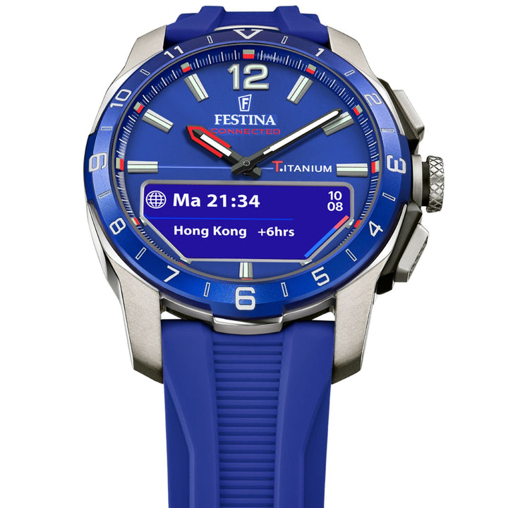 CONNECTED Blue / Plastic | Blue Dial