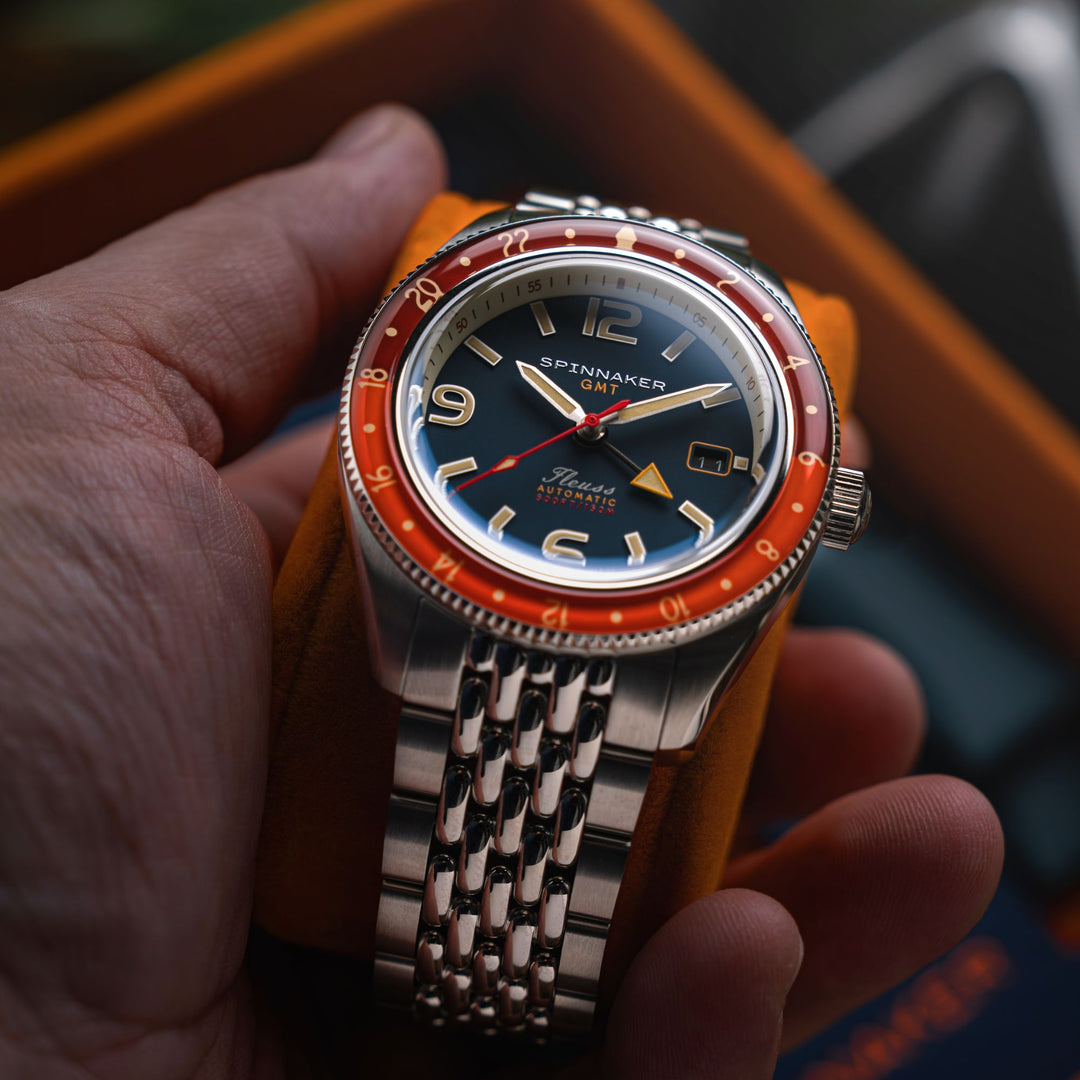 Spinnaker Fleuss GMT Automatic Blue / Stainless Steel | Blue Dial