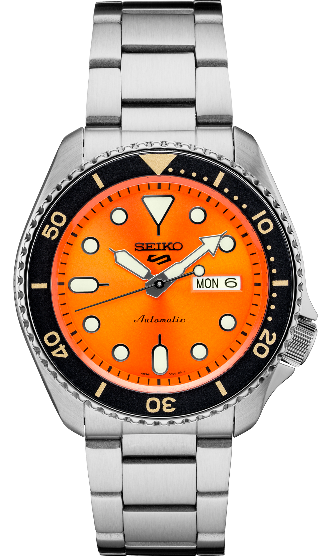 5 Sports SKX Series Orange Dial / Stainless Steel Bracelet Orange Dial