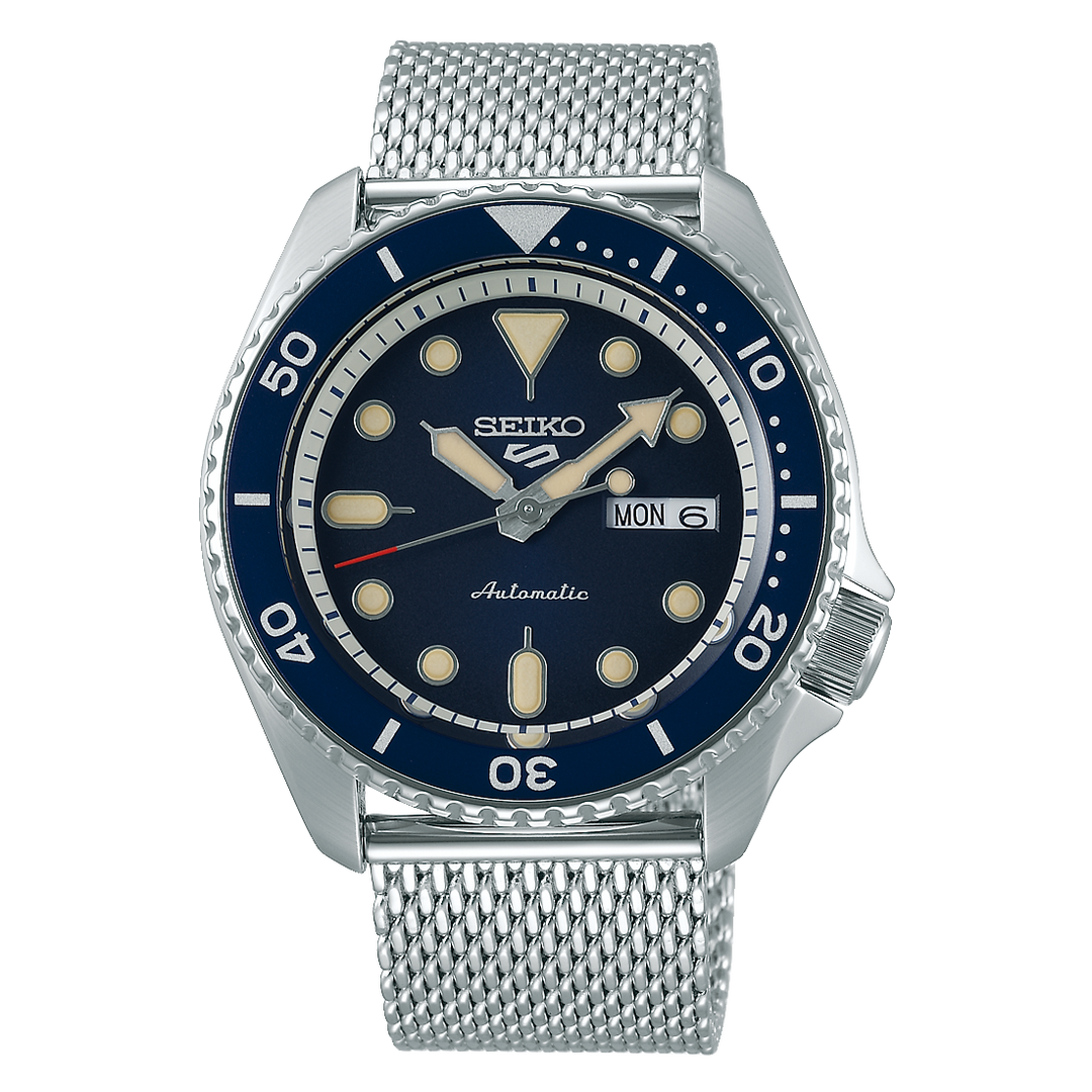 5 Sports SKX Series Blue Dial / Silicone Strap Blue Dial