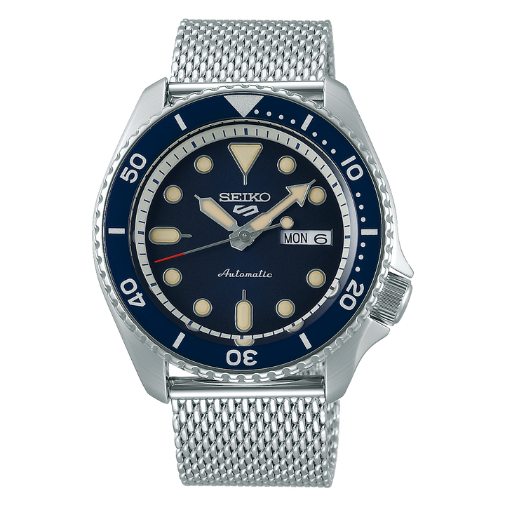 5 Sports SKX Series Blue Dial / Silicone Strap Blue Dial