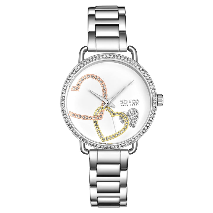 Madison-5577.1 Silver/Stainless Steel | White Dial