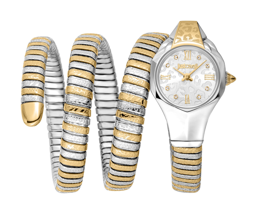 Signature Snake 22mm / Silver / Silver and Gold | Silver Dial