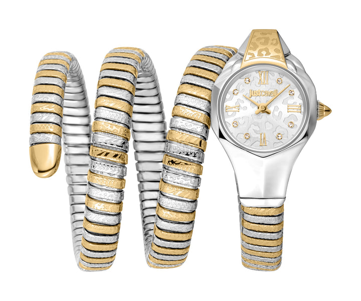 Signature Snake 22mm / Silver / Silver and Gold | Silver Dial
