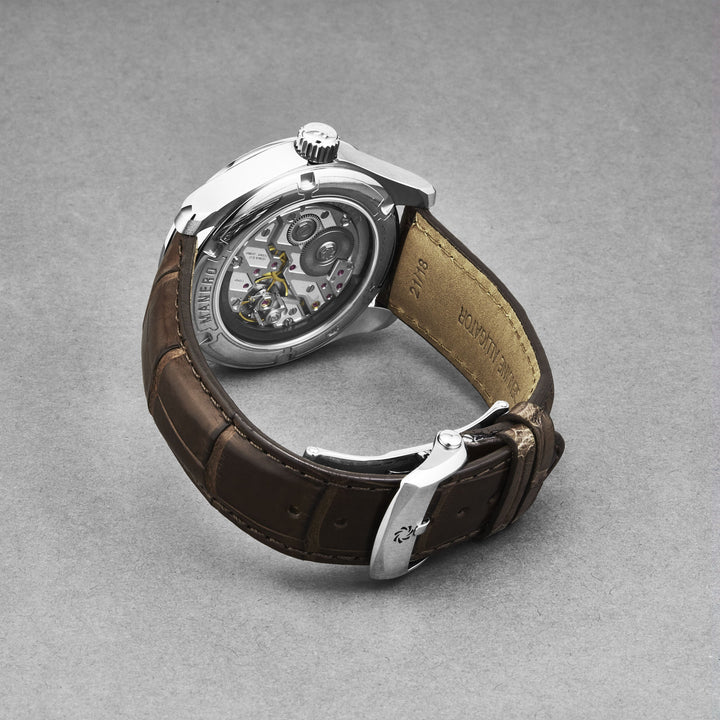 Manero Silver / Stainless Steel Silver Dial