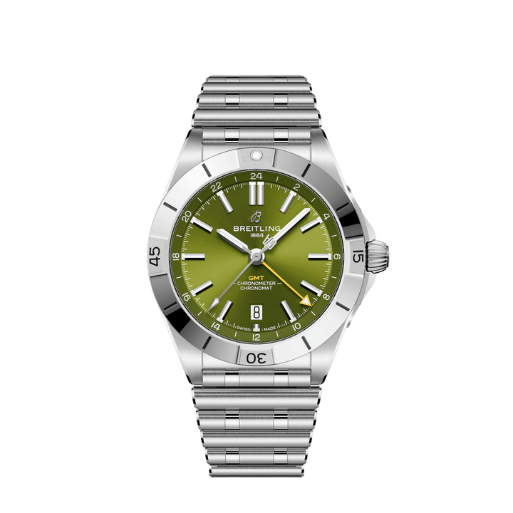 Chronomat Automatic GMT -Giannis Antetokounmpo- 40mm, Steel Case & Bracelet, Gre