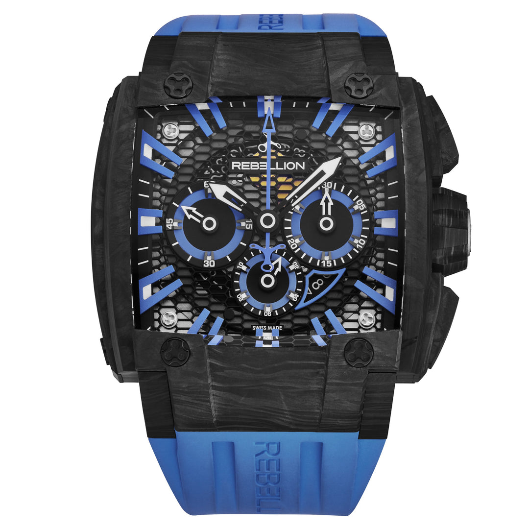 Re1 2.0 RBRE12CH.CA.BL / Black Blue | Black Blue Dial