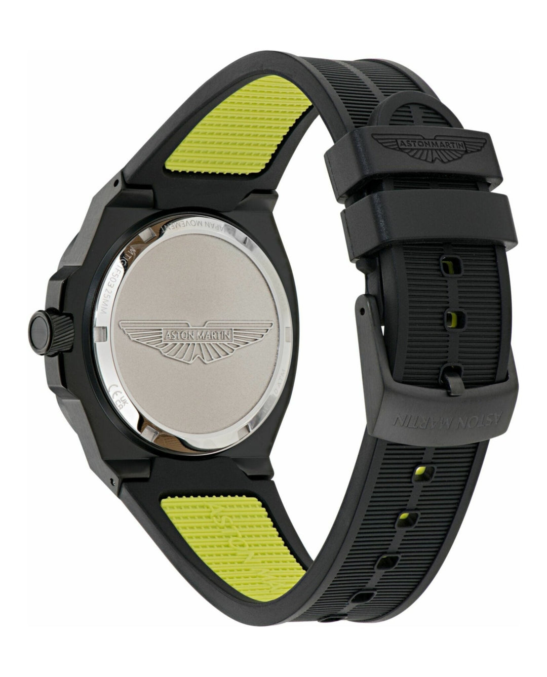 GPQ Black IP/Black Silicone Strap Black Dial