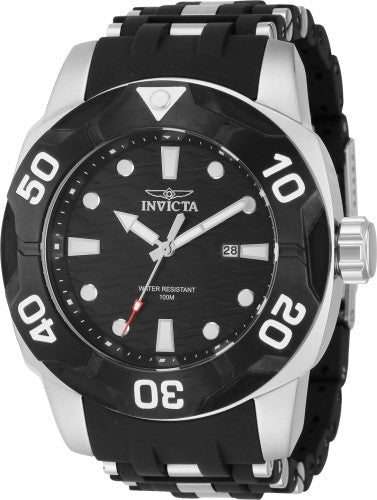 Sea Spider 48mm / Black / Silver and Black | Black Dial