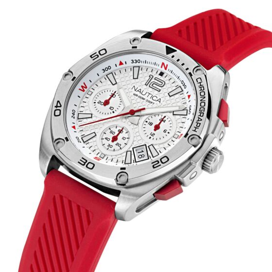 SPORTY Red / Stainless Steel | Silver Dial