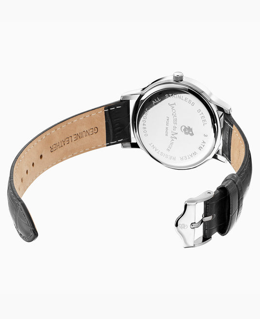 Genesis Black-tone White White Dial