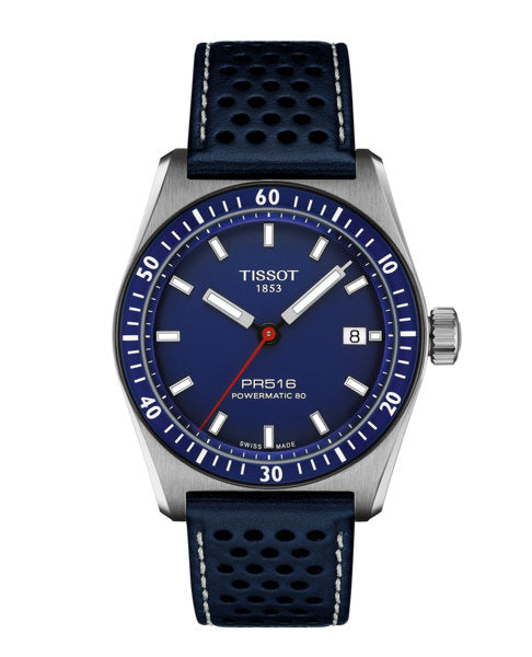 PR516 POWERMATIC 80 Blue / Leather Blue Dial