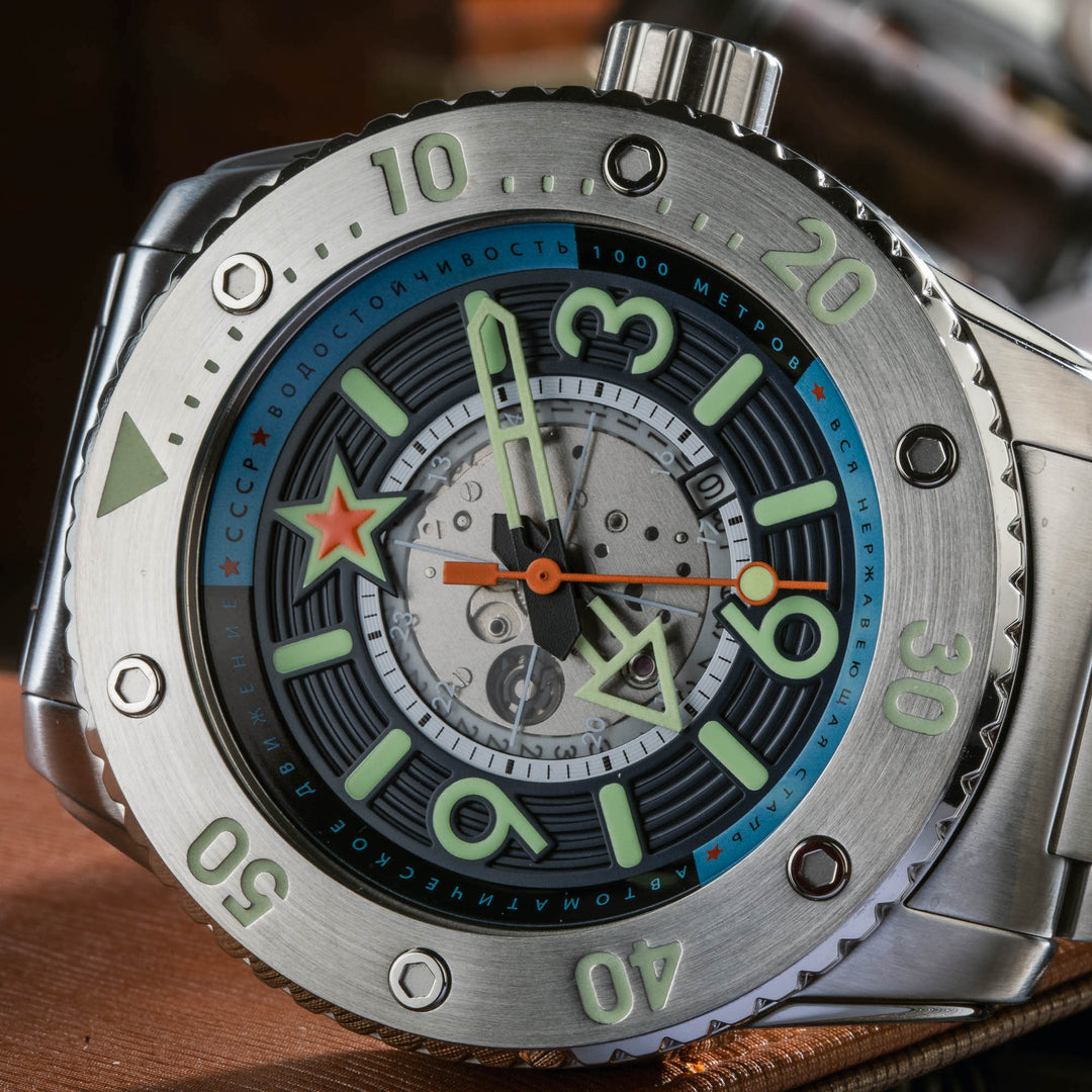 Barrakuda Limited Edition Silver / Blue Dial / Lt Blue Blue Dial