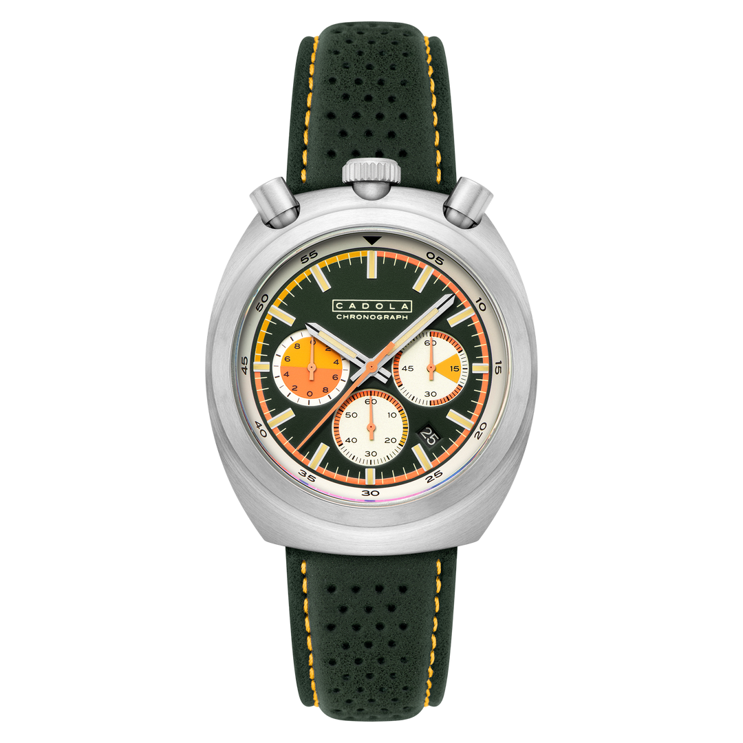 Testa Di Toro Chronograph Green / Leather | Green Dial
