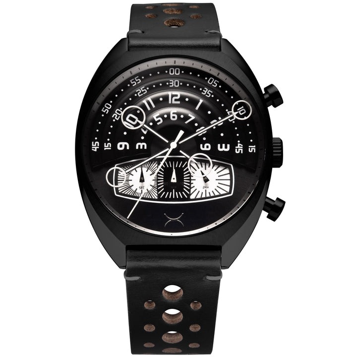 Halograph III Chrono Reverse Panda Black Dial