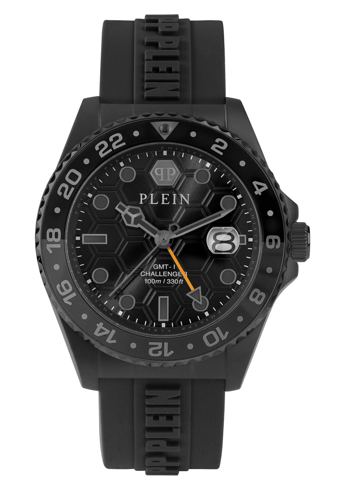 Gmt-I  Challenger Black / Silicone | Black Dial
