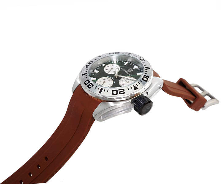 FreeZone-CH Green / Brown | Green Dial