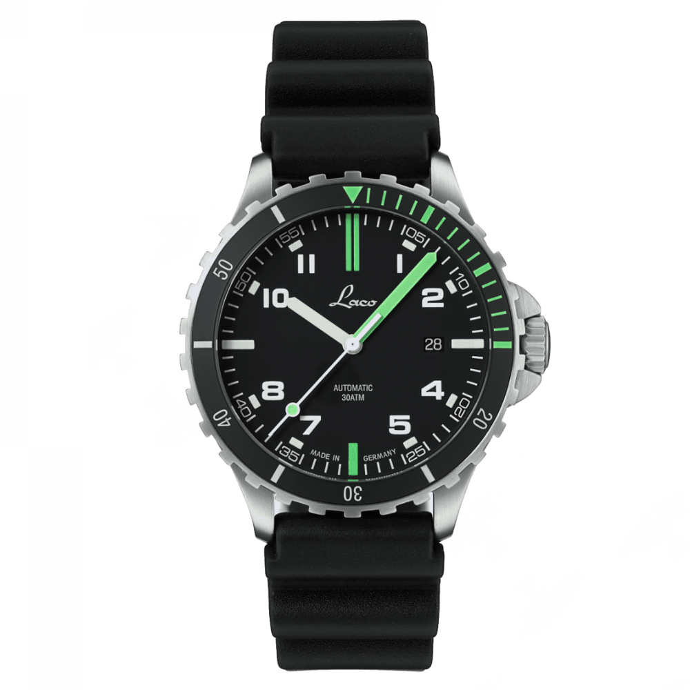 Amazonas Rubber Strap Black Dial