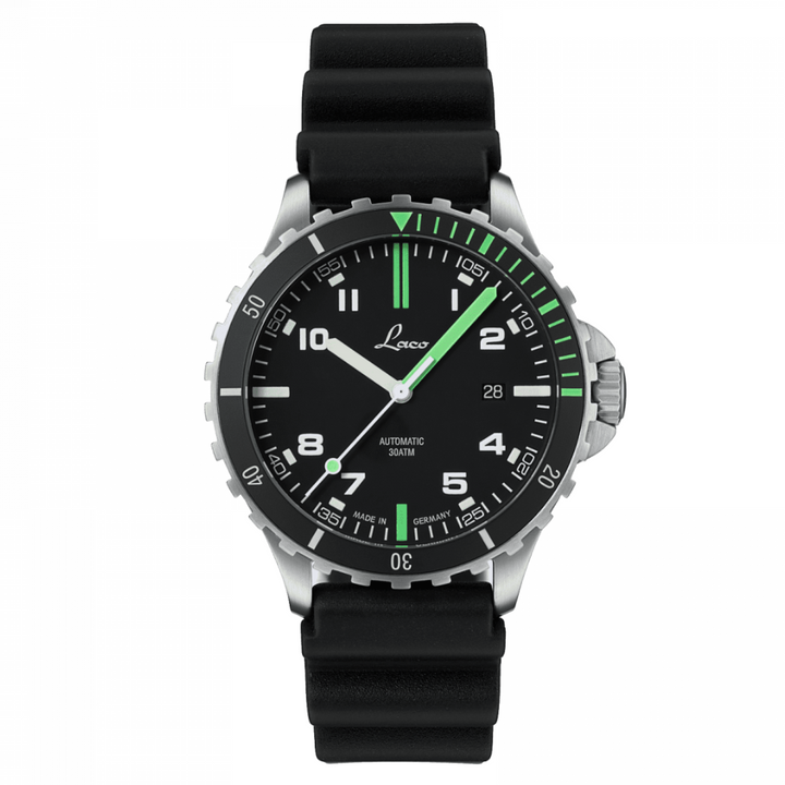 Amazonas Rubber Strap Black Dial