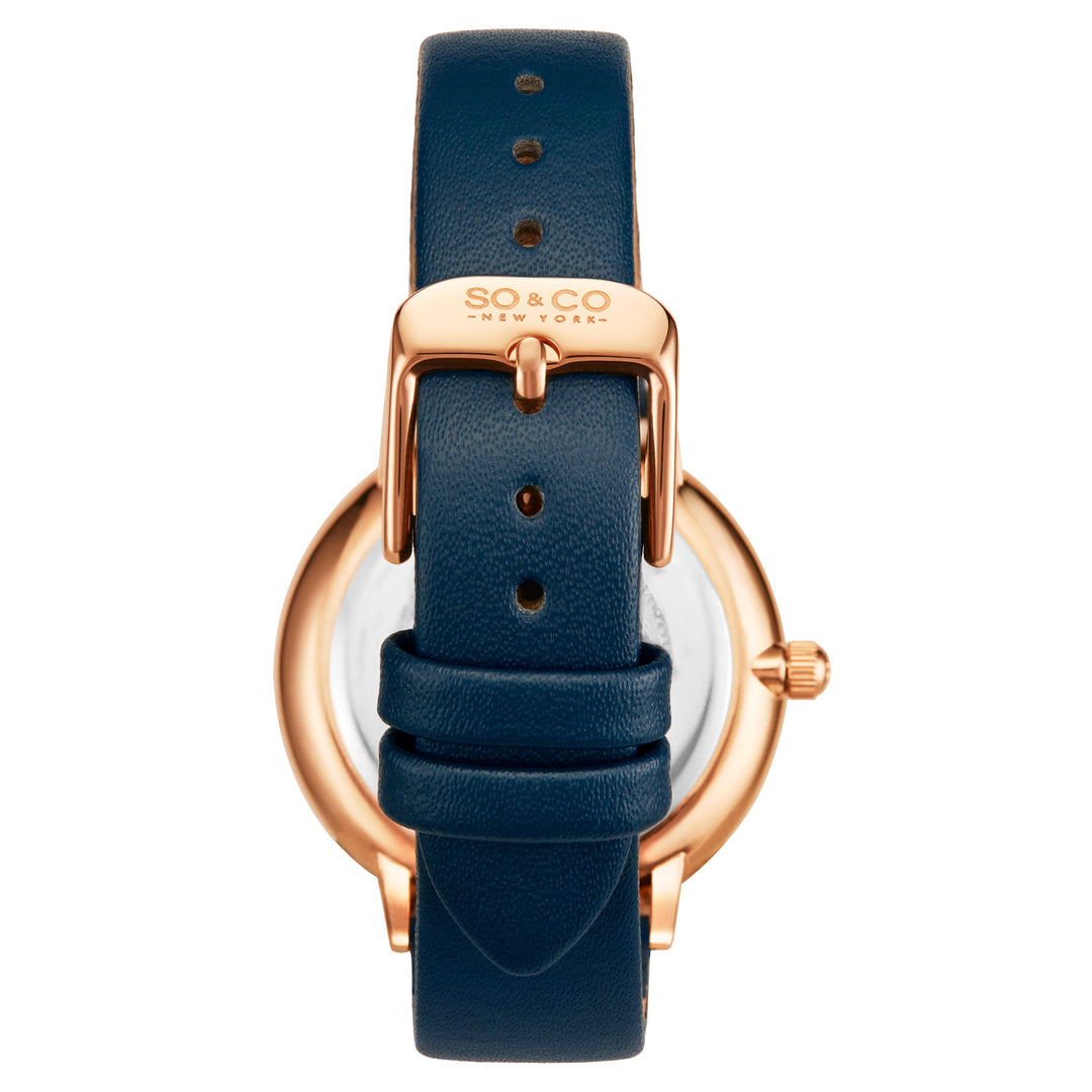 Madison Blue/Leather | Blue Dial