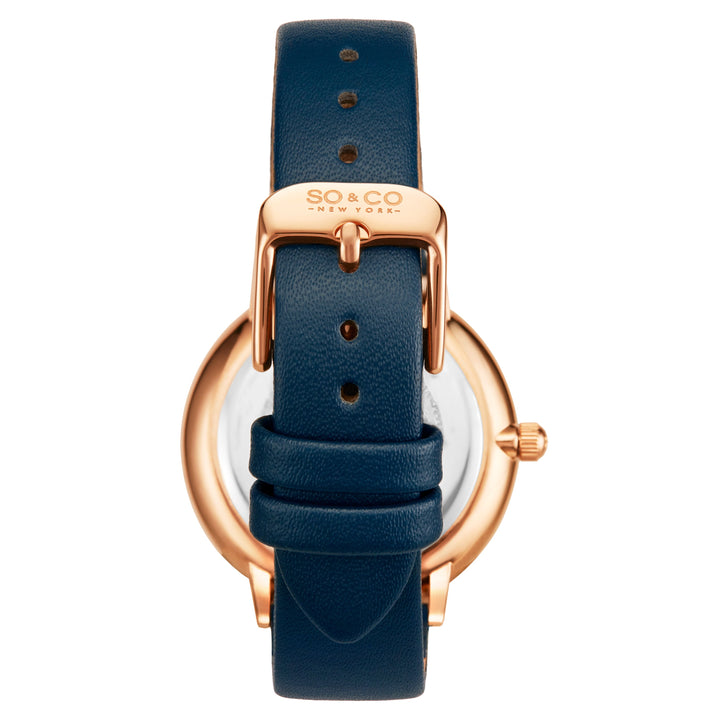 Madison Blue/Leather | Blue Dial