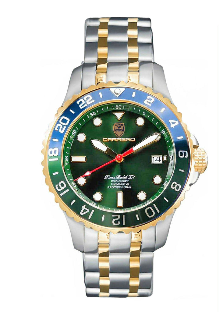 TIME BOLD- X10 GREEN/BLUE | Green Dial