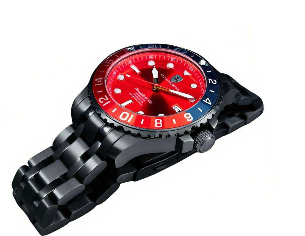 TIME BOLD- X5 RED/BLUE | Red Dial