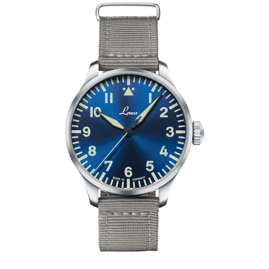 Augsburg Blaue Stunde 42 nylon bracelet | Blue Dial
