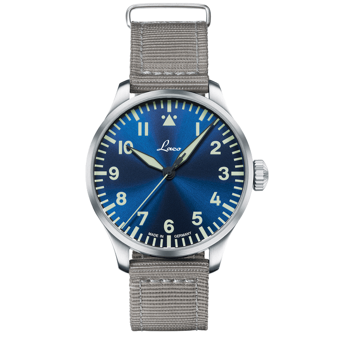 Augsburg Blaue Stunde 42 nylon bracelet | Blue Dial