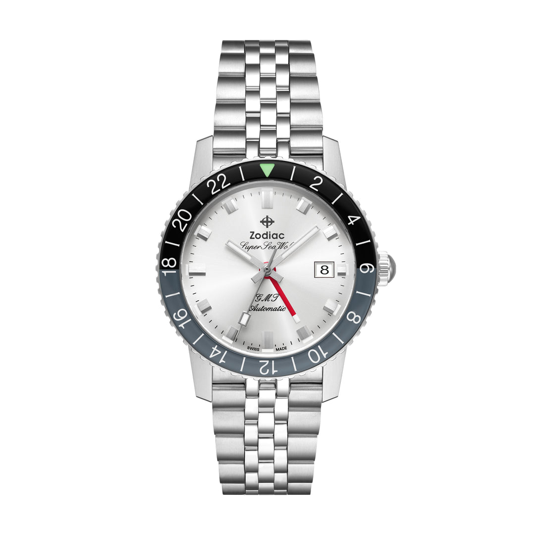 Super Sea Wolf GMT Automatic | Silver Dial