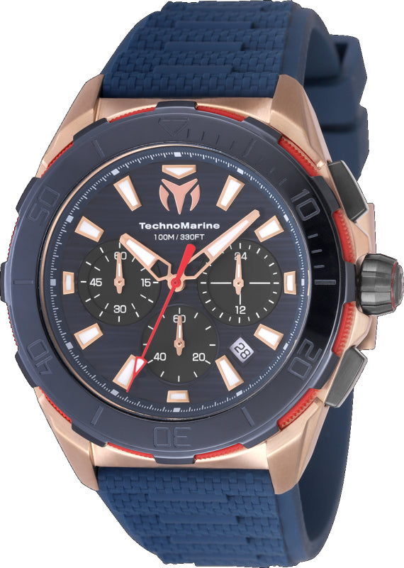 Seven Seas 44mm / Dark Blue / Dark Blue | Dark Blue Dial