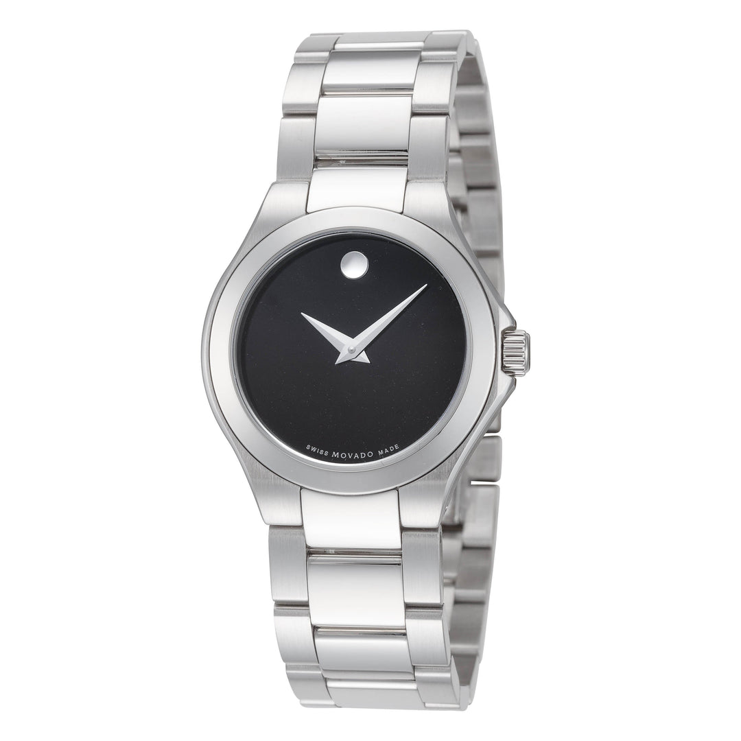 Defio 28mm / Black / Silver | Black Dial