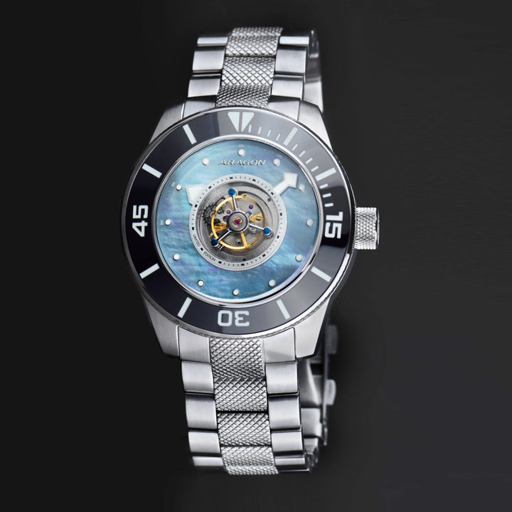 Divemaster Central Tourbillon Automatic 50mm - Mother of Pearl Dial | Mother of 