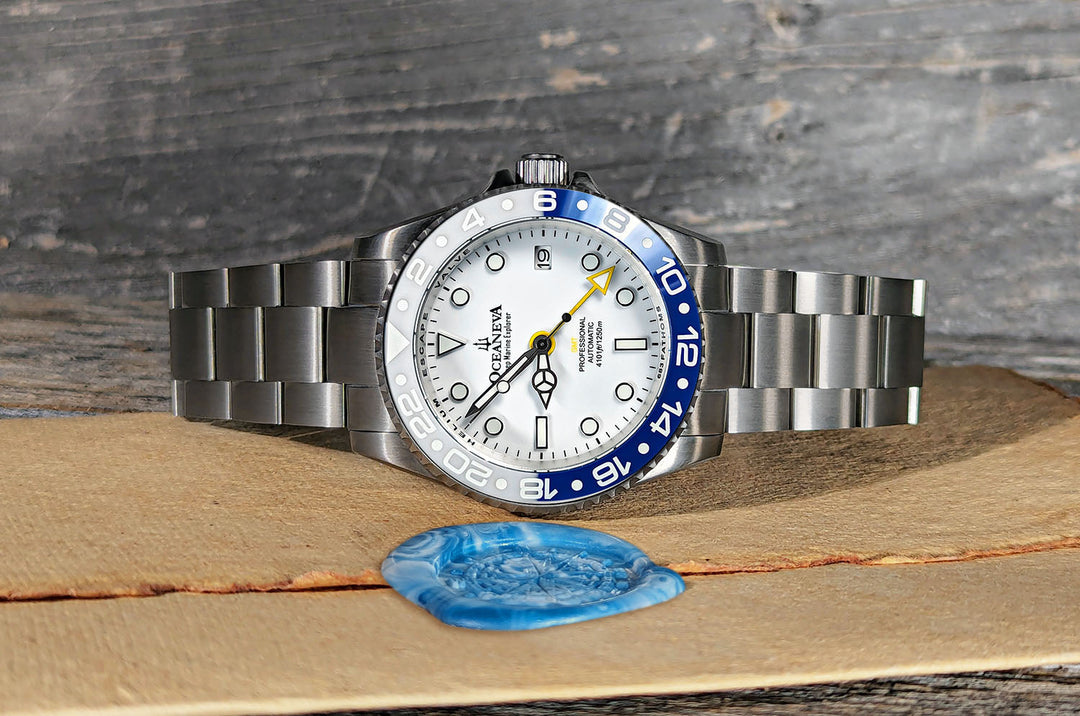 Deep Marine Explorer II White/Blue Bezel | White Dial