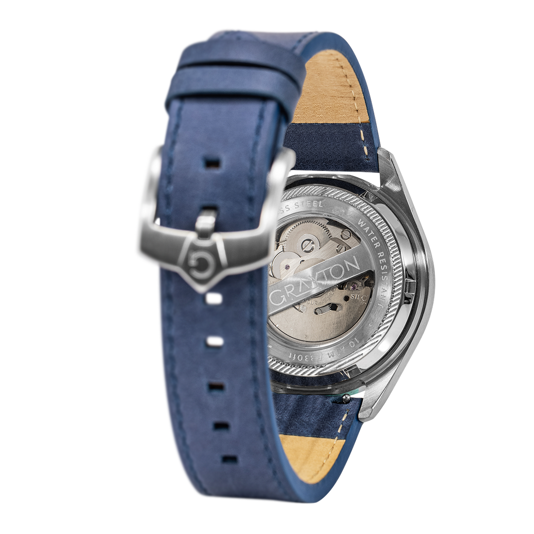 Elegant Sport Blue / Leather Blue Dial