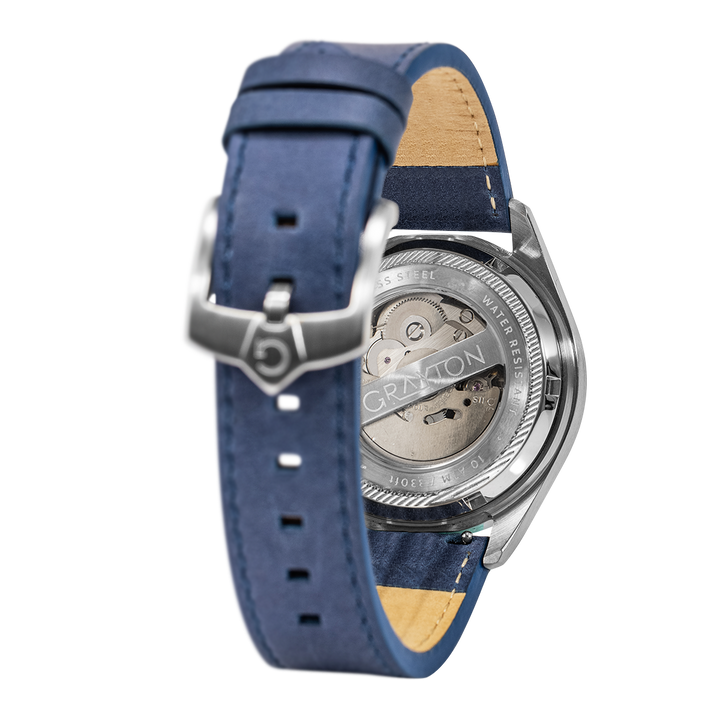 Elegant Sport Blue / Leather Blue Dial