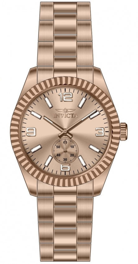 Specialty Men Rose Gold-Tone-Tone Dial / Stainless Steel Bracelet Rose Gold Dial