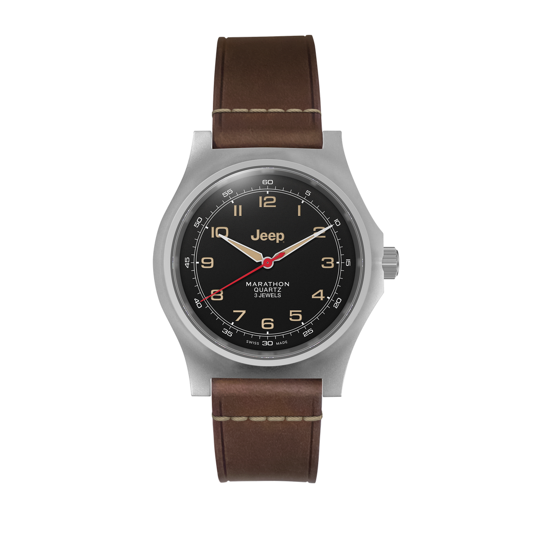 41mm JEEP WILLYS VINTAGE OFFICER'S QUARTZ COLOUR: SS/HERITAGE 3PC CRAZY HORSE LE