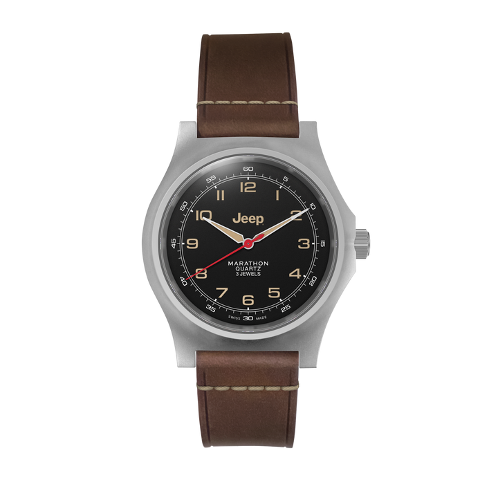 41mm JEEP WILLYS VINTAGE OFFICER'S QUARTZ COLOUR: SS/HERITAGE 3PC CRAZY HORSE LE