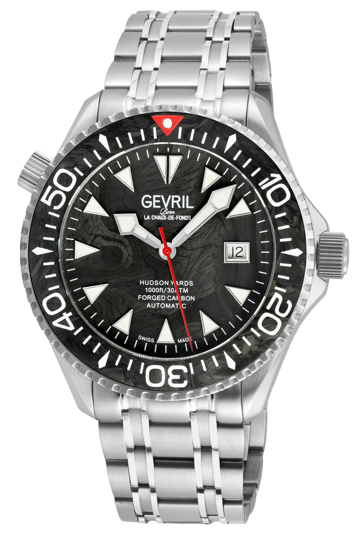 Hudson Yards -Forged Carbon Fiber Swiss Automatic SW200-1 - Forged Carbon Fiber 