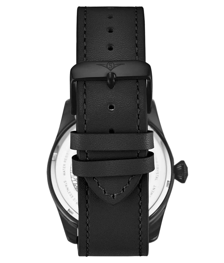 Aviator Black Dial / Black Leather | Black Dial