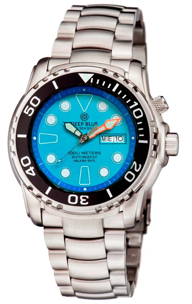 Pro Sea Diver II 44mm Blue Full  Lume Dark Blue Dial