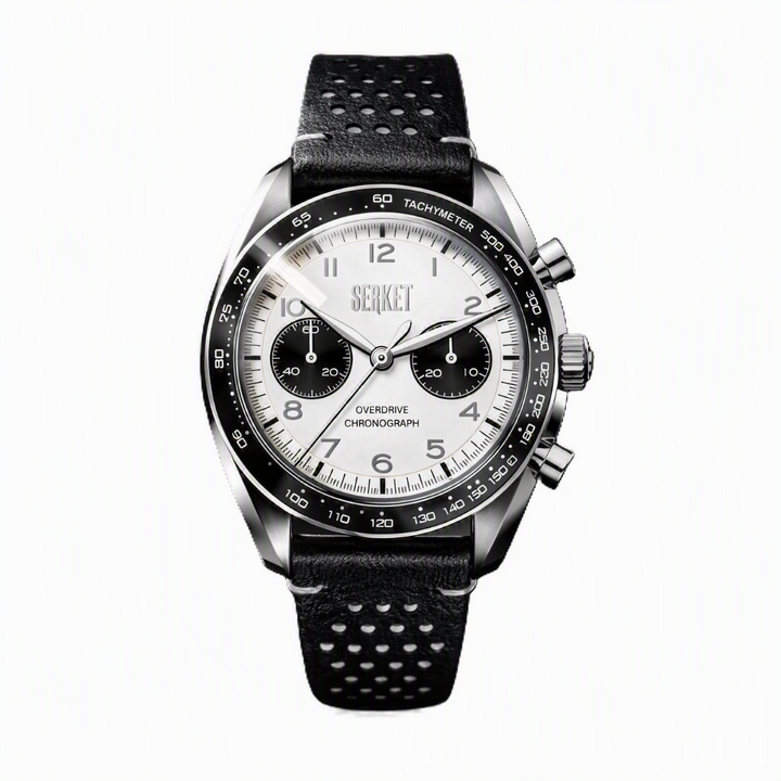 Overdrive Chronograph Glacial White-Black Dial