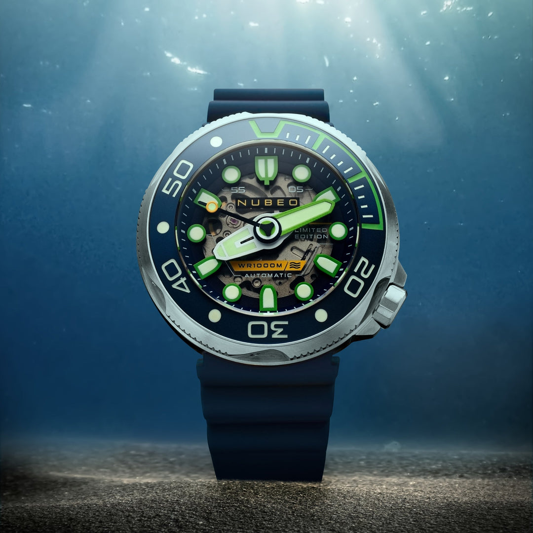 Ventana Skeleton Automatic Limited Edition Blue / Silicone | Blue Dial