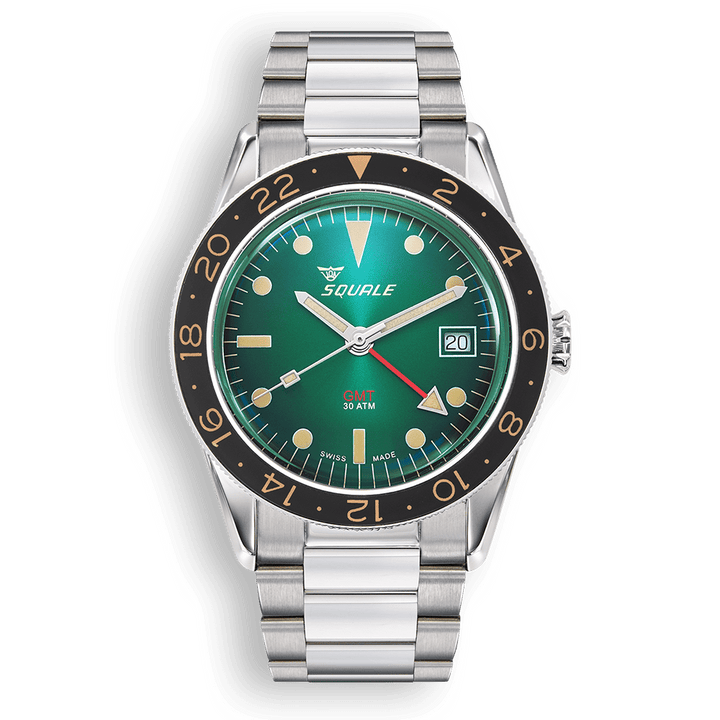 Sub-39 GMT Vintage Green Bracelet | Green Dial