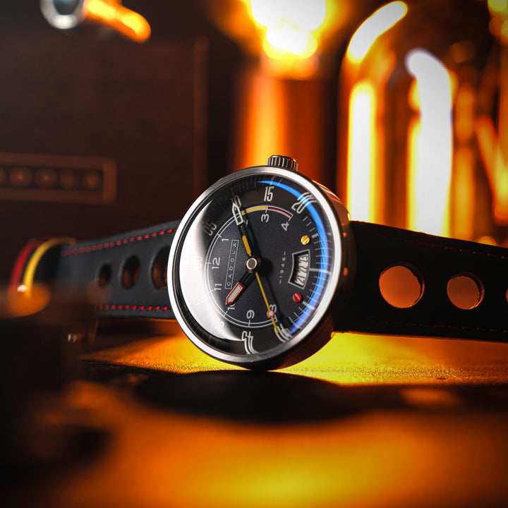 RPM Automatic Blue & Black / Leather | Blue Dial