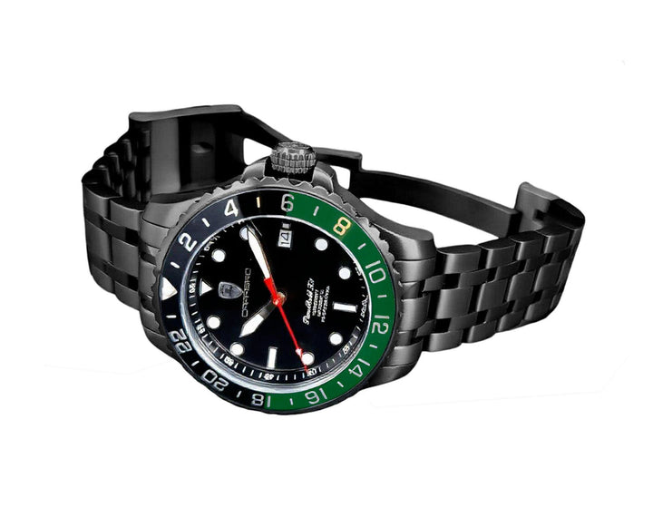 TIME BOLD- X3 GREEN/BLACK | Black Dial